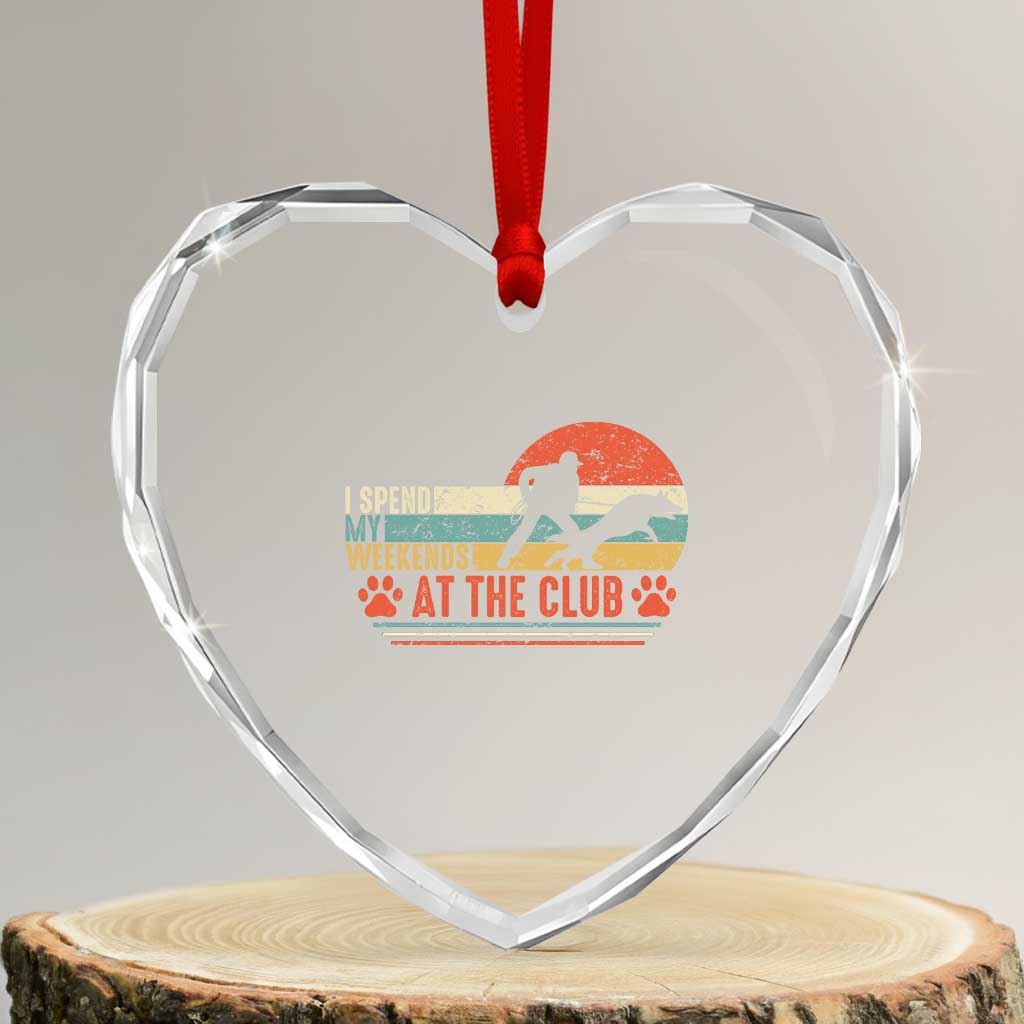 Funny IGP Bite Work Heart Crystal Glass Ornament Schutzhund Dog Training - Wonder Print Shop
