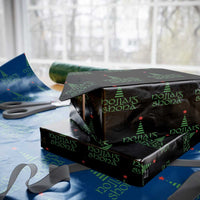 Funny Irish Gaelic Christmas Nollaig Shona Wrapping Paper Roll Xmas Tree - Wonder Print Shop