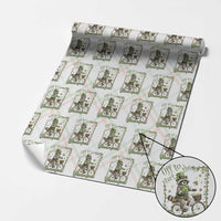 Funny Irish Raccoon Driver Wrapping Paper Roll Off To Start The Shenanigans