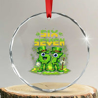 Funny Irish St Patricks Day 67 Crystal Glass Ornament Six Seven Brainrot Italian Gaming 6 7 Meme Gen Alpha Slang