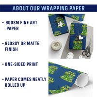 Funny Irish St Patricks Day 67 Wrapping Paper Roll Six Seven Brainrot Italian Gaming 6 7 Meme Gen Alpha Slang