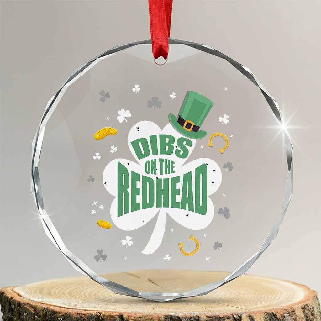 Funny Irish St Patricks Day Crystal Glass Ornament Prone To Shenanigans - Wonder Print Shop