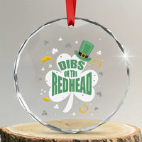 Funny Irish St Patricks Day Crystal Glass Ornament Prone To Shenanigans - Wonder Print Shop