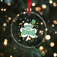 Funny Irish St Patricks Day Crystal Glass Ornament Prone To Shenanigans - Wonder Print Shop