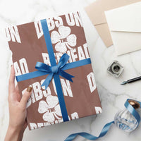 Funny Irish St Patricks Day Shamrock Dibs On The Redhead Wrapping Paper Roll