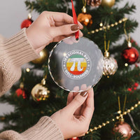 Funny Irrational But Well Rounded Pi Day Crystal Glass Ornament