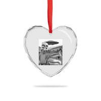 Funny Italian Brainrot Meme Heart Crystal Glass Ornament Funny Tung Tung Tung Sahur Tralalero Tralala Selfie