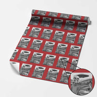 Funny Italian Brainrot Meme Wrapping Paper Roll Funny Tung Tung Tung Sahur Tralalero Tralala Selfie