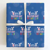 Funny It's My Birthday Easter Day Wrapping Paper Roll Rabbit Eggs