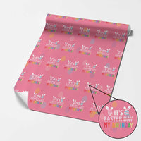 Funny It's My Birthday Easter Day Wrapping Paper Roll Rabbit Eggs
