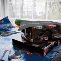 Funny It's Weird Being The Same Age As Old People Wrapping Paper Roll Vintage American Flag - Wonder Print Shop