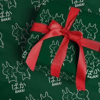 Funny Japanese Baka Wrapping Paper Roll Foolish Humorous Dumb Sarcasm Anime Manga Otaku