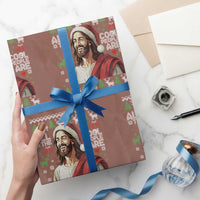 Funny Jesus Birthday Wrapping Paper Roll All the Cool People Are Born in December - Wonder Print Shop