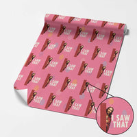 Funny Jesus I Saw That Wrapping Paper Roll Retro Christian Meme