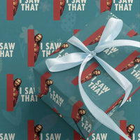 Funny Jesus I Saw That Wrapping Paper Roll Retro Christian Meme