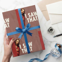 Funny Jesus I Saw That Wrapping Paper Roll Retro Christian Meme
