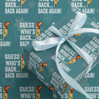 Funny Jesus Meme Quote Wrapping Paper Roll Easter Guess Whos Back Funny Religious