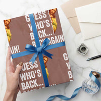 Funny Jesus Meme Quote Wrapping Paper Roll Easter Guess Whos Back Funny Religious - Wonder Print Shop