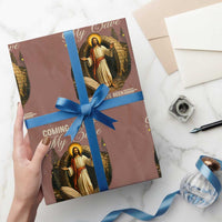 Funny Jesus Wrapping Paper Roll Coming Out Of My Cave And I've Been Doing Just Fine - Wonder Print Shop