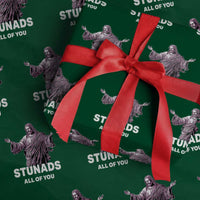Funny Jesus Wrapping Paper Roll Stunads All Of You - Wonder Print Shop