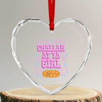 Funny Jewish Holiday Heart Crystal Glass Ornament Challah At Ya Girl Gift - Wonder Print Shop
