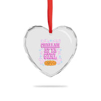 Funny Jewish Holiday Heart Crystal Glass Ornament Challah At Ya Girl Gift - Wonder Print Shop