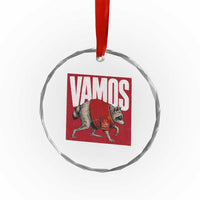 Funny Jimothy Vamos Spain Soccer Fans Parody Crystal Glass Ornament Seattle Raccoon Espana Champs Victory Celebration