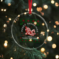 Funny Jiu Jitsu Christmas Crystal Glass Ornament Holiday Martial Arts BJJ Lover Ugly Xmas - Wonder Print Shop