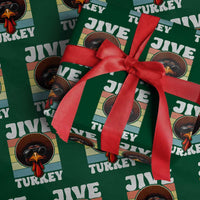 Funny Jive Thanksgiving Turkey Day Wrapping Paper Roll Retro Afro Black Turkey - Wonder Print Shop