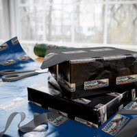 Funny Jonah And The Whale Wrapping Paper Roll Christian Bible Get in Loser Were Doing Gods Will