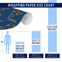 Funny Juneteenth Goose Wrapping Paper Roll African American Pride Gift