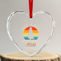 Funny Just A Boy Who Loves Phil Groundhog Heart Crystal Glass Ornament Punxsy Woodchuck Day Lover - Wonder Print Shop