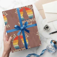 Funny Just A Boy Who Loves Phil Groundhog Wrapping Paper Roll Punxsy Woodchuck Day Lover - Wonder Print Shop