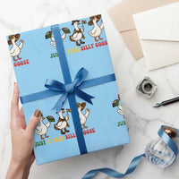 Funny Just A Free Silly Goose Wrapping Paper Roll Juneteenth Freedom Day