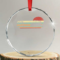 Funny Just Call Me Captoon Crystal Glass Ornament Pontoon Boat Captain - Wonder Print Shop