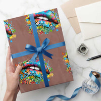 Funny Kiss My Aspergers Wrapping Paper Roll Asperger Syndrome Autism Awareness