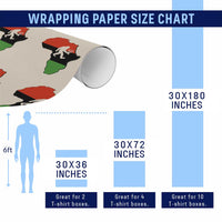 Funny Kwanzaa Bigfoot Lover Wrapping Paper Roll Festival Of Lights African Heritage Gift - Wonder Print Shop