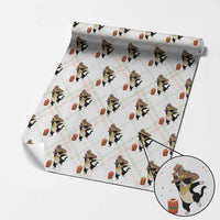 Funny Kwanzaa Cowcat Dance Wrapping Paper Roll Festival Of Lights African Heritage Gift - Wonder Print Shop