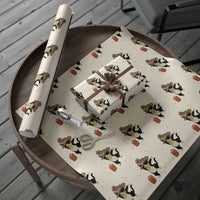 Funny Kwanzaa Cowcat Dance Wrapping Paper Roll Festival Of Lights African Heritage Gift - Wonder Print Shop