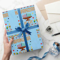 Funny Kwanzaa Is Lit Wrapping Paper Roll Ugly Sweater African Heritage Holiday Gift - Wonder Print Shop