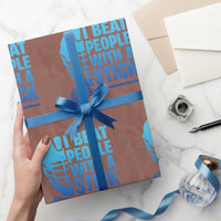 Funny Lacrosse Player Wrapping Paper Roll I Beat People With A Stick Funny Saying - Wonder Print Shop