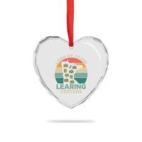Funny Land Of 10000 Learing Center Heart Crystal Glass Ornament Anti Scam Awareness - Wonder Print Shop