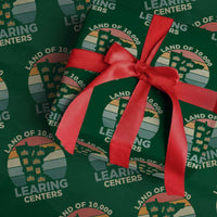 Funny Land Of 10000 Learing Center Wrapping Paper Roll Anti Scam Awareness - Wonder Print Shop