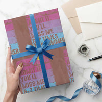 Funny Last Day Wrapping Paper Roll Admit It You Will Miss Me 6-7 Times This Summer