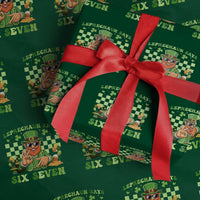 Funny Leprechaun Says Six Seven Wrapping Paper Roll St Patricks Day