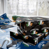 Funny Leprecunt St Patricks Day Wrapping Paper Roll Vintage Irish Shamrock Adult Humor