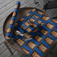 Funny Lesbian Pride Tung Tung Sahur Engagement Gift Wrapping Paper Roll