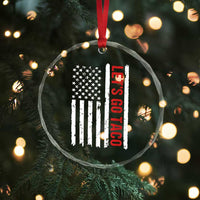 Funny Let's Go Taco Crystal Glass Ornament Stars and Stripes Political Satire - Wonder Print Shop