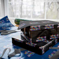 Funny LGBT Christmas Wrapping Paper Roll Ho Ho Ho Mosexual LGBT Flag - Wonder Print Shop