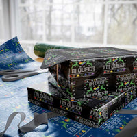 Funny LGBT Christmas Wrapping Paper Roll Oh Deer I'm Queer Rainbow LGBT Flag - Wonder Print Shop